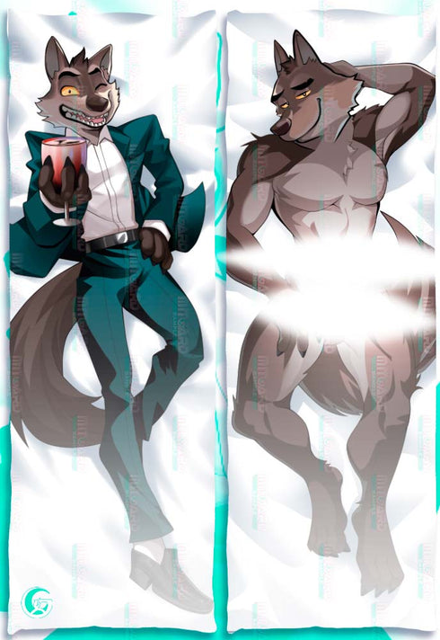 Mr. Wolf dakimakura Body pillow case